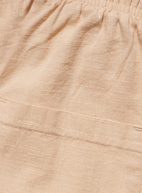 Beige linen Pant - Khotwh
